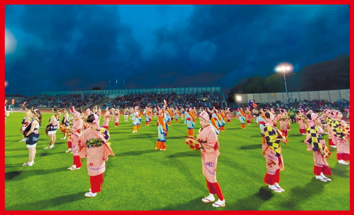 今年5⽉に秋⽥県で開催された「東北絆まつり2022」にも参加。６県を代表するそれぞれの踊りが披露され、踊り⼿も祭りの雰囲気を存分に堪能できたそう